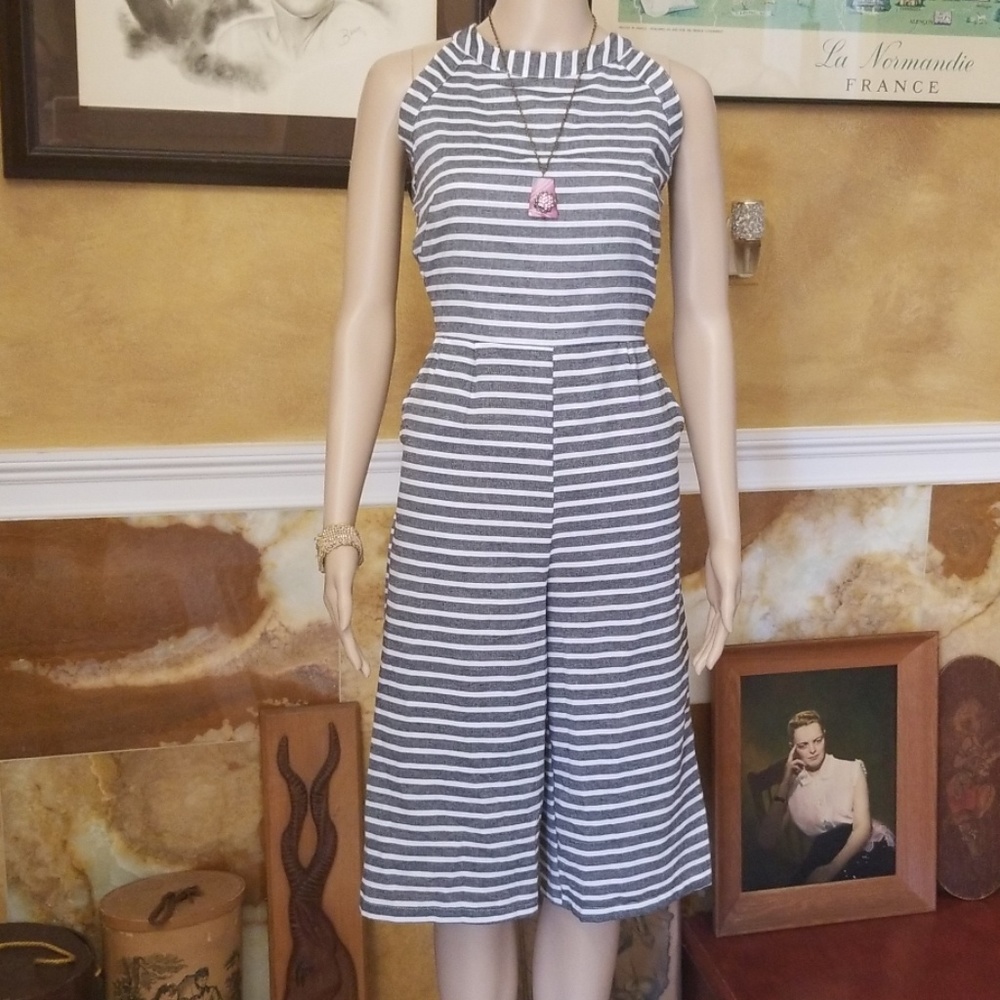 Adorable Gaucho Mokingtop Sailor Jumpsuit